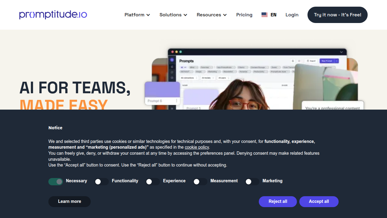 Promptitude.io provides insights and resources for prompt engineering, a growing AI specialization.