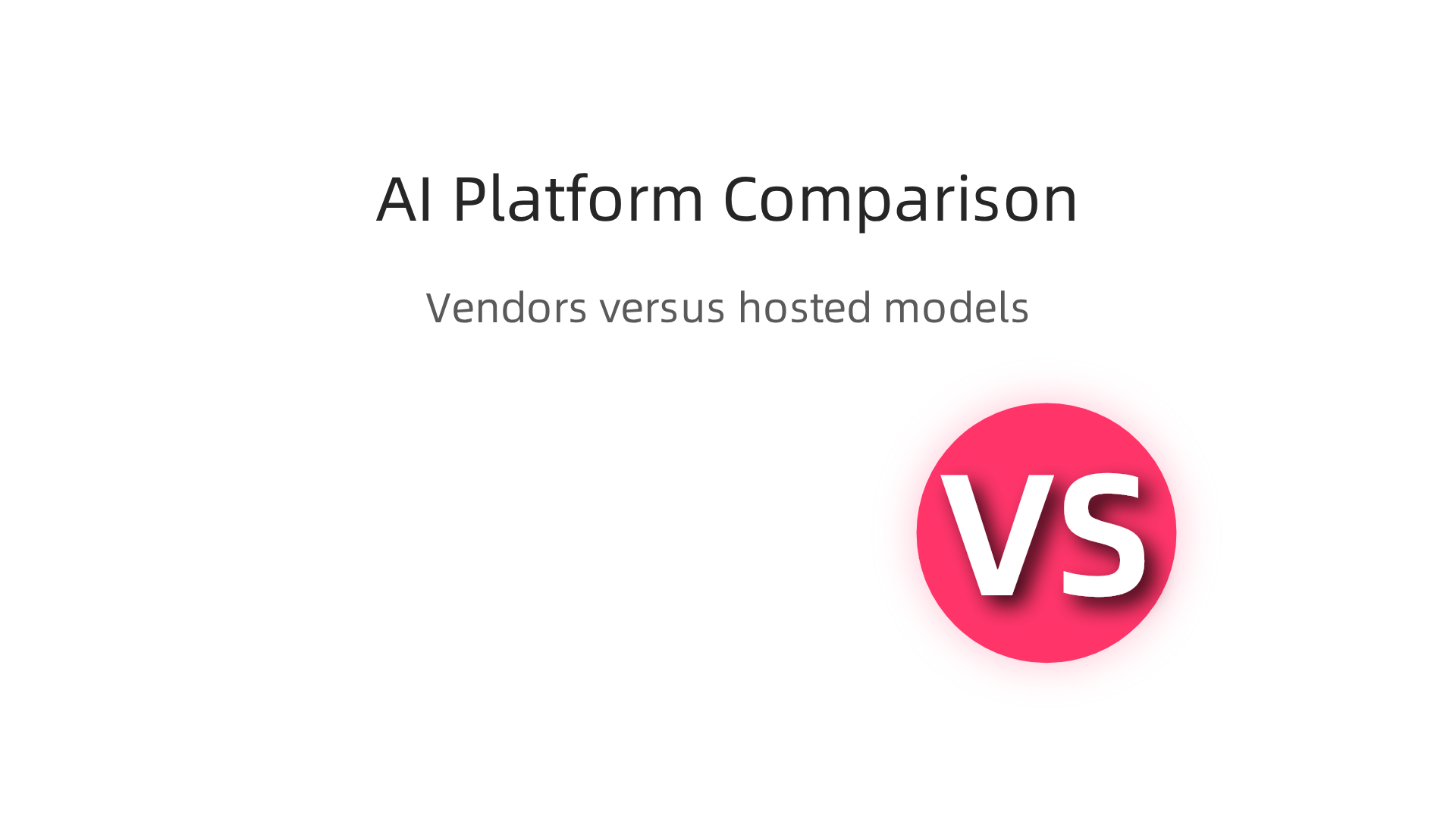 An infographic detailing the crucial factors for comparing AI software development tool vendors and hosted models, from integration capabilities to data governance.