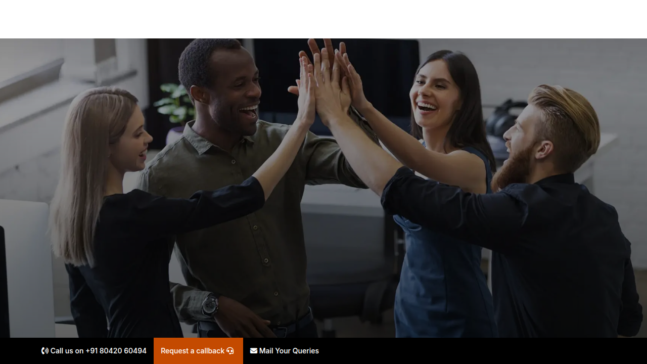 A screenshot of the Sprintzeal homepage, a resource for information on various machine learning tools and algorithms.