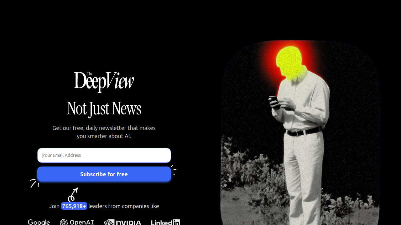 Stay updated on the latest AI trends and insights with a specialized newsletter.
