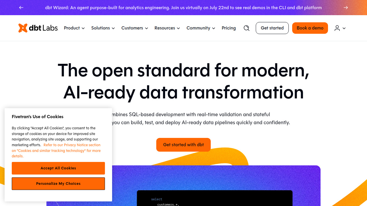 Learn about data quality and trust for AI readiness on the dbt Labs website.
