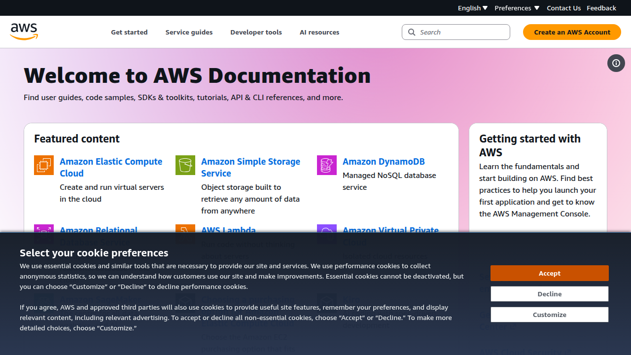 Access the AWS Well-Architected Framework documentation, specifically focusing on MLOps and CI/CD best practices.