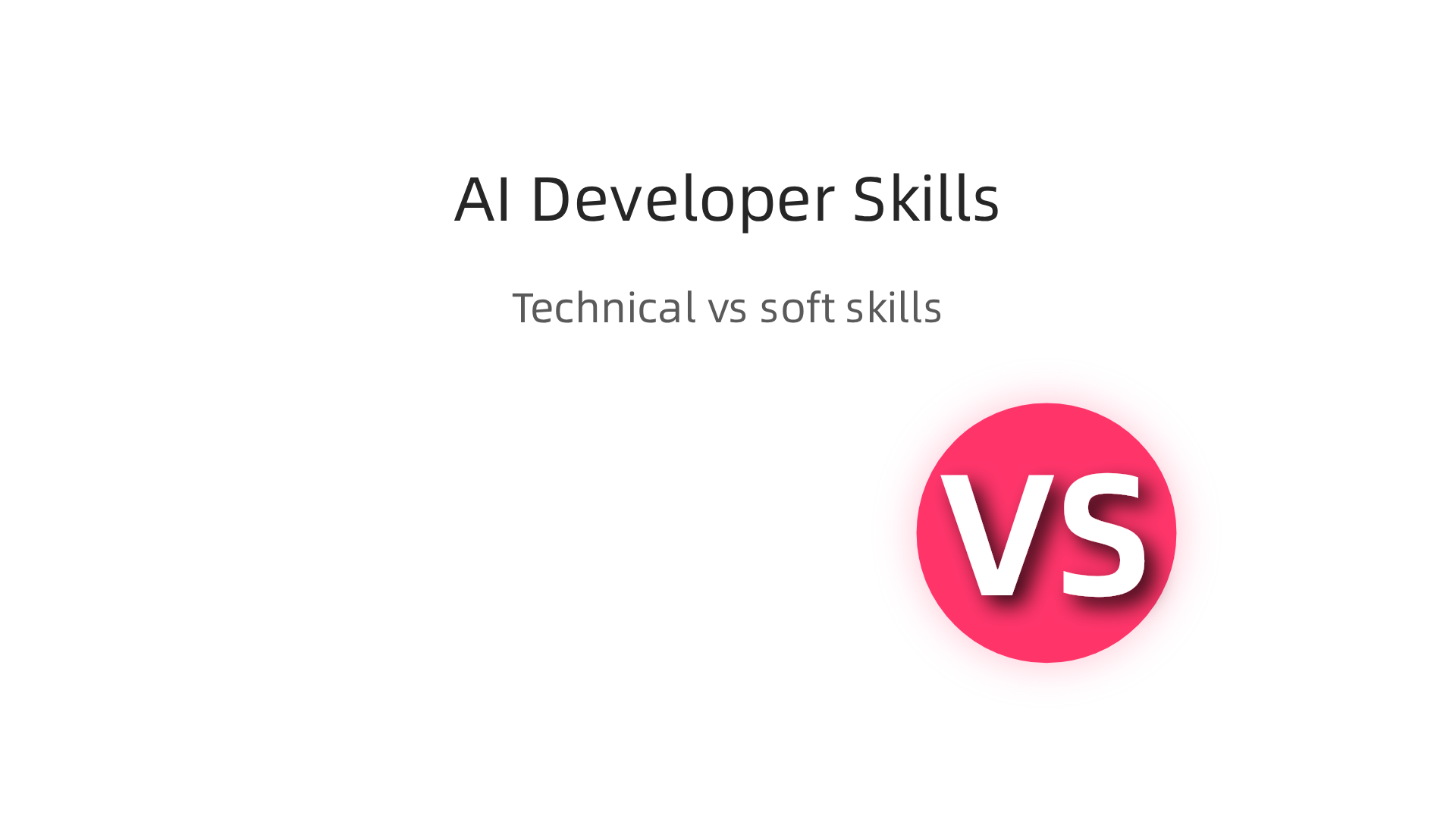 An infographic illustrating the blend of technical and soft skills crucial for software developers in the AI era.
