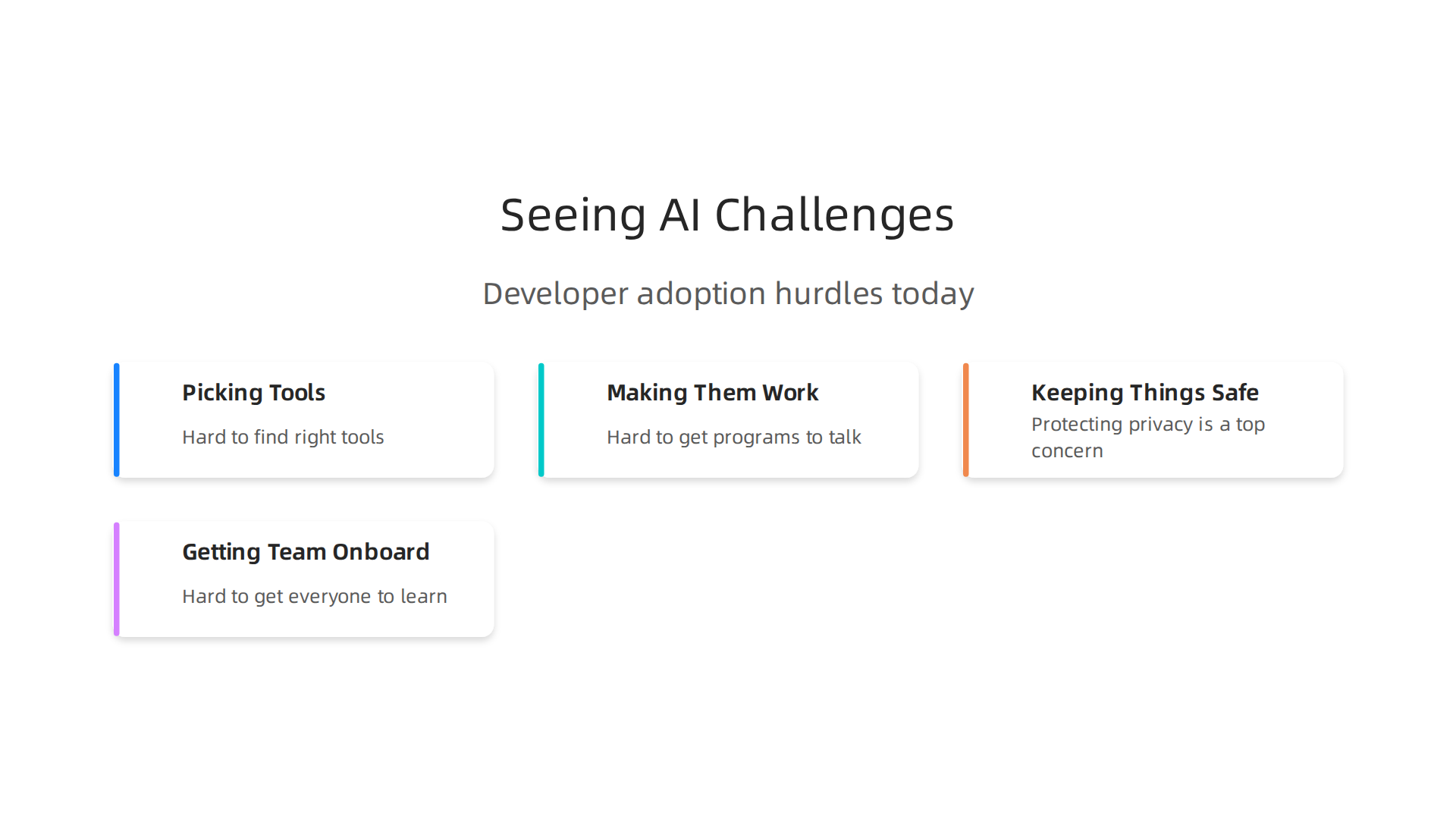 Visual AI offers immense potential, but developers often encounter specific hurdles when adopting new 'seeing ai' tools into their workflows.